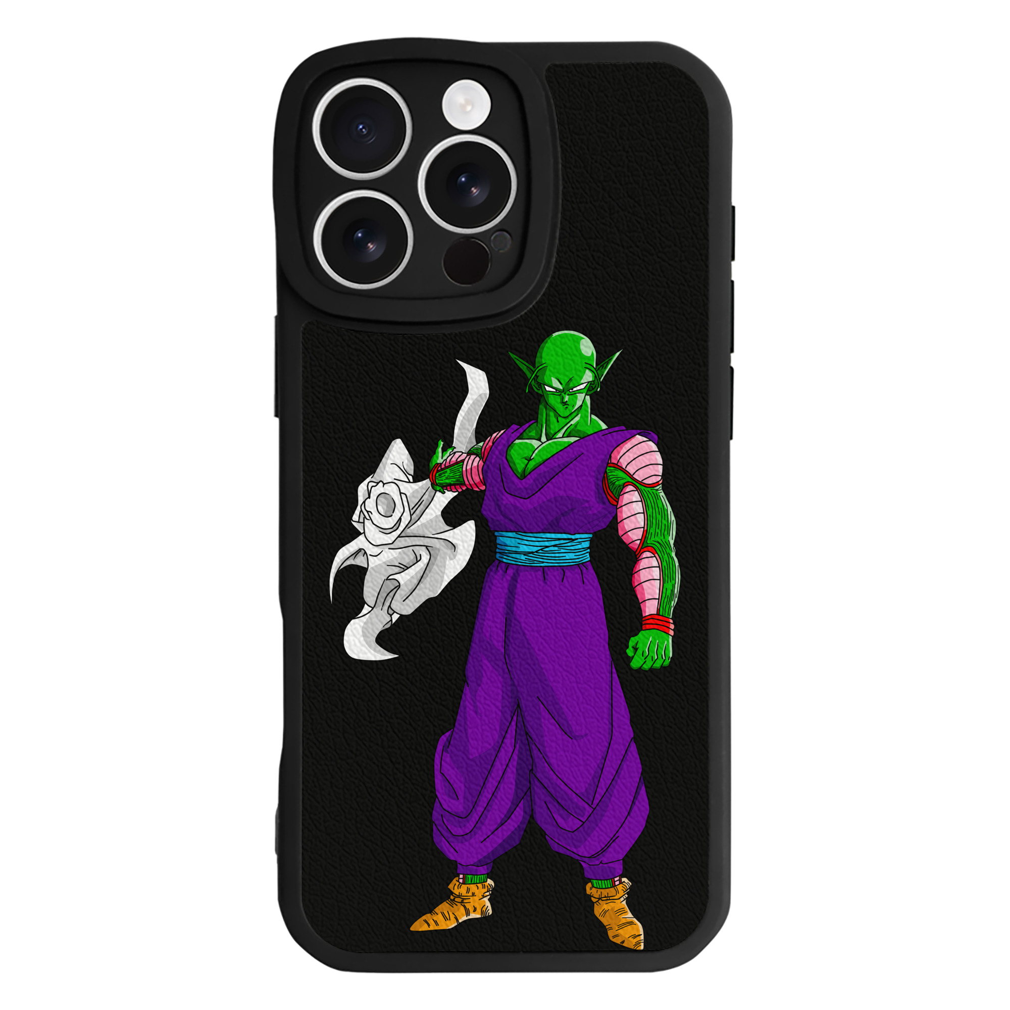 （画像用） ドラゴンボール ピッコロ DRAGON BALL Piccolo 【iPhone 16シリーズ対応】シリコンスマホケース（レザー調） 材質：シリコン